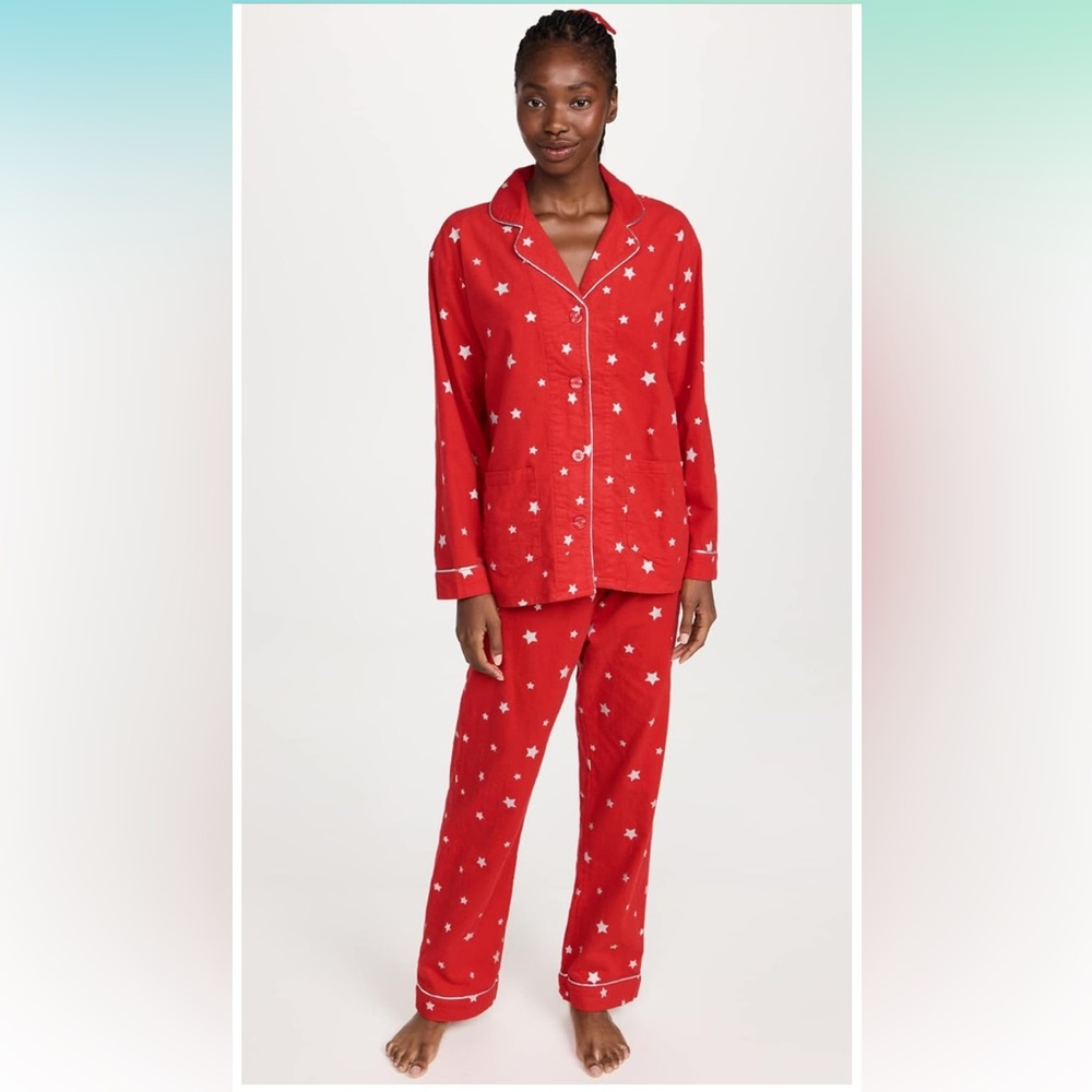 NWT PJ Salvage Flannel Set Large